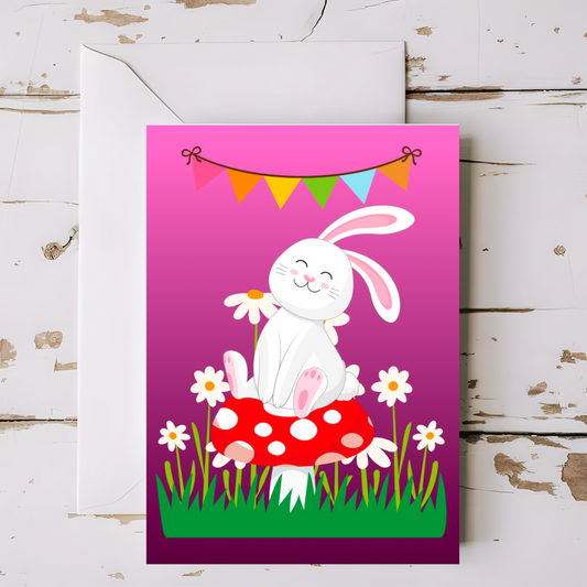 Woodland Animal Greeting card with envelope - printable