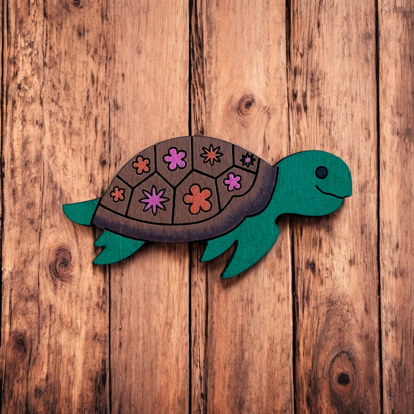 Australian animal brooch / pin - Turtle