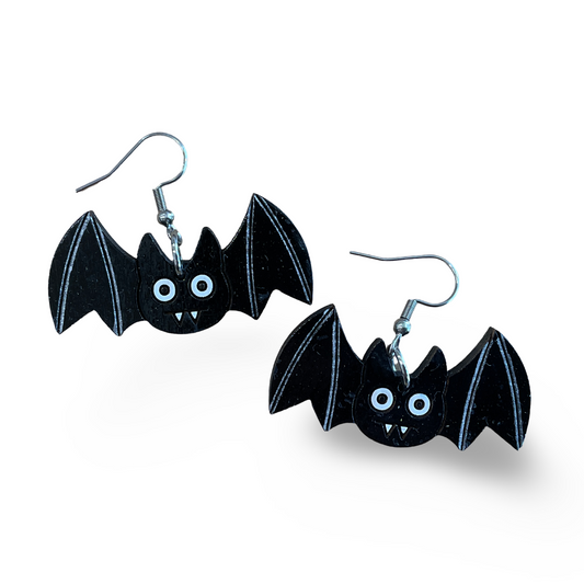 Australian animal earrings - Flying fox, fruit bat