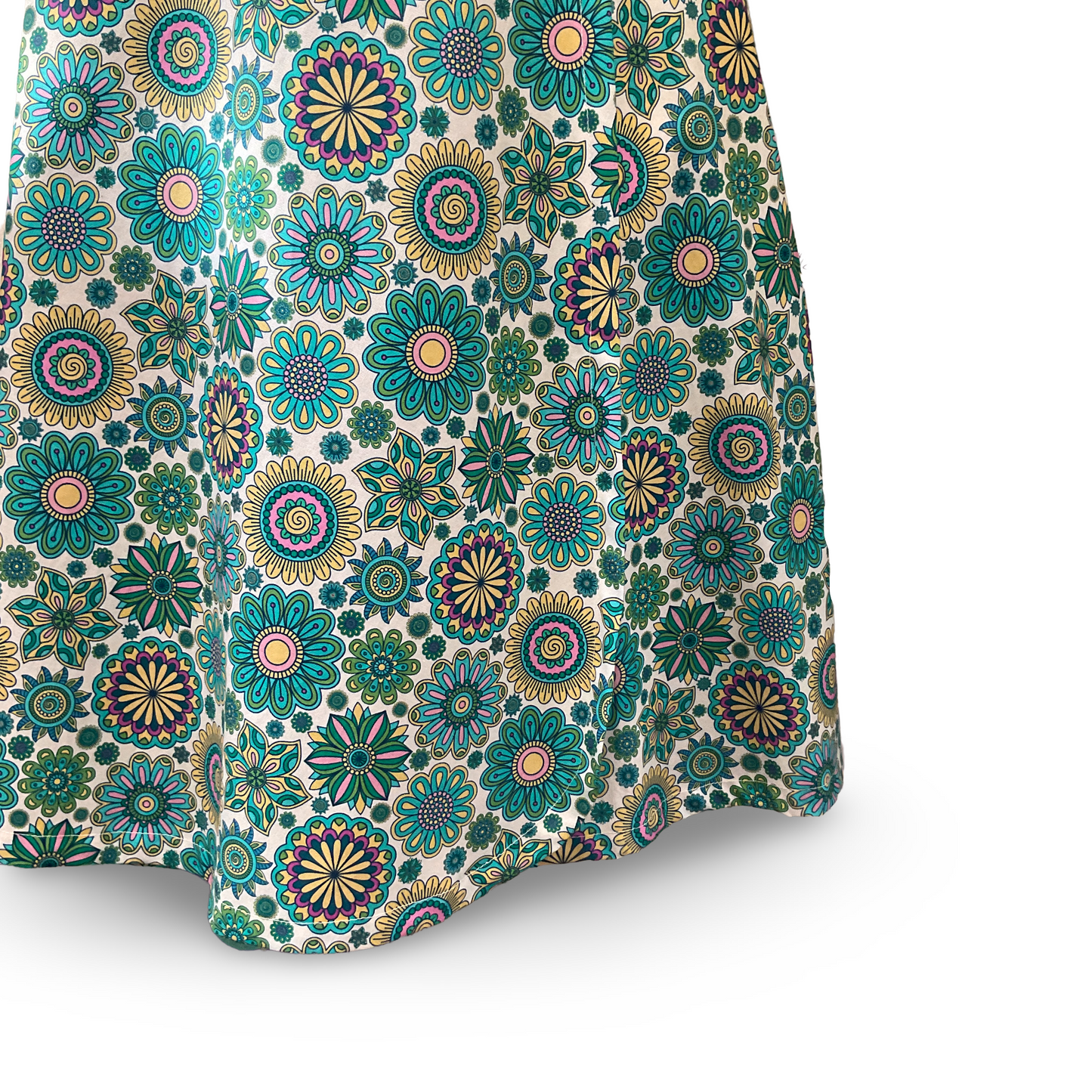 Ladies Wrap a-line Skirt - floral, mandala - Sizes 8 to 24 - plus size