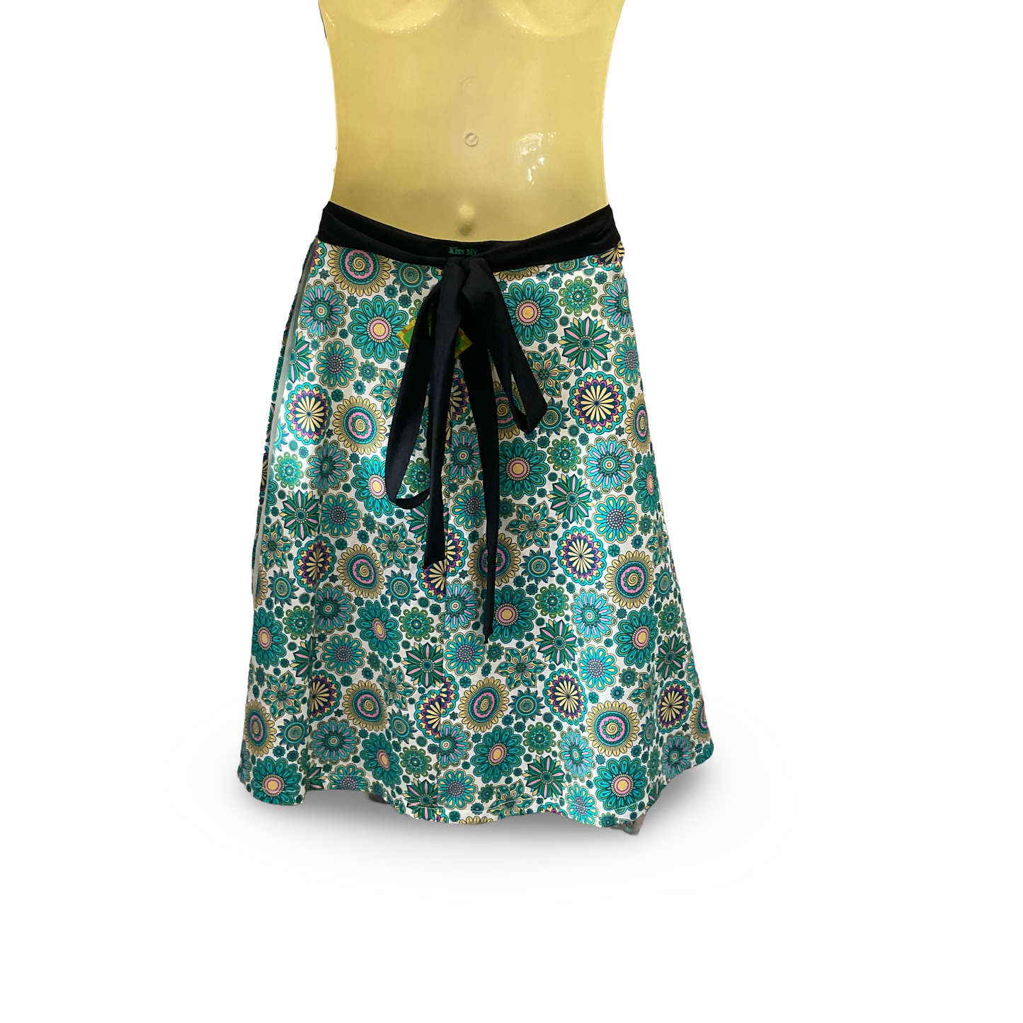 Ladies Wrap a-line Skirt - floral, mandala - Sizes 8 to 24 - plus size