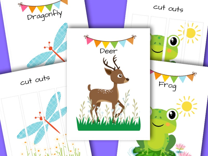 14 x Printable Woodland Animal activity sheets - puzzles