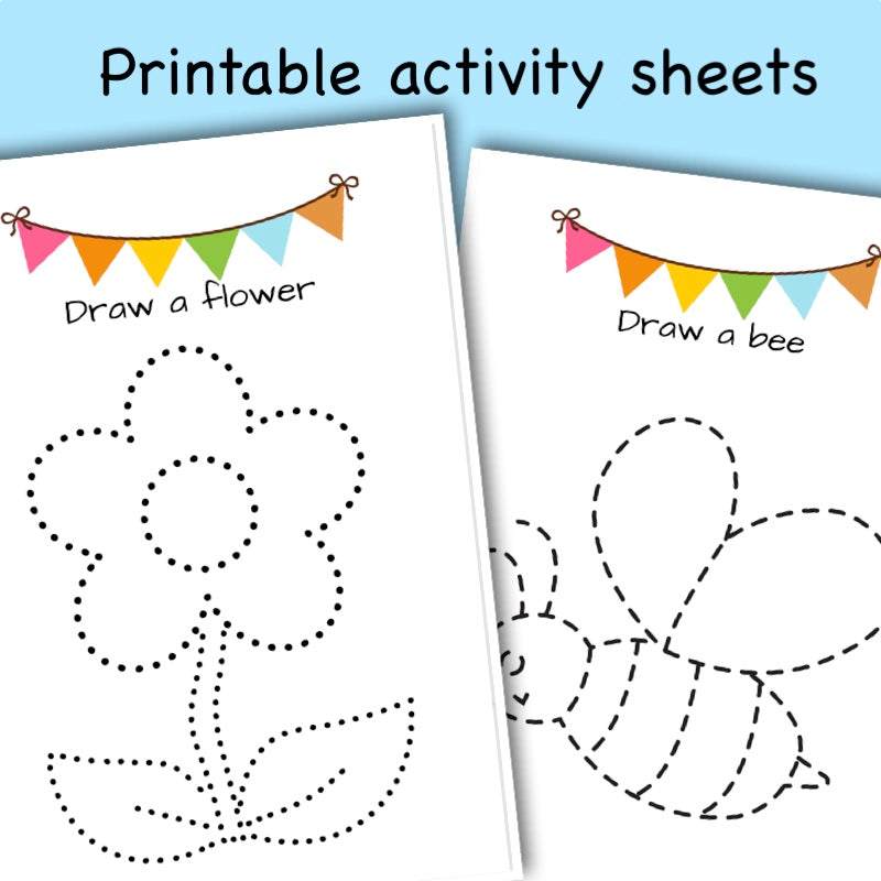 Printable Woodland Animal activity sheets - learn to draw