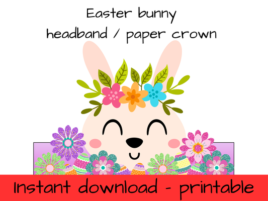 Easter bunny ears / paper crown