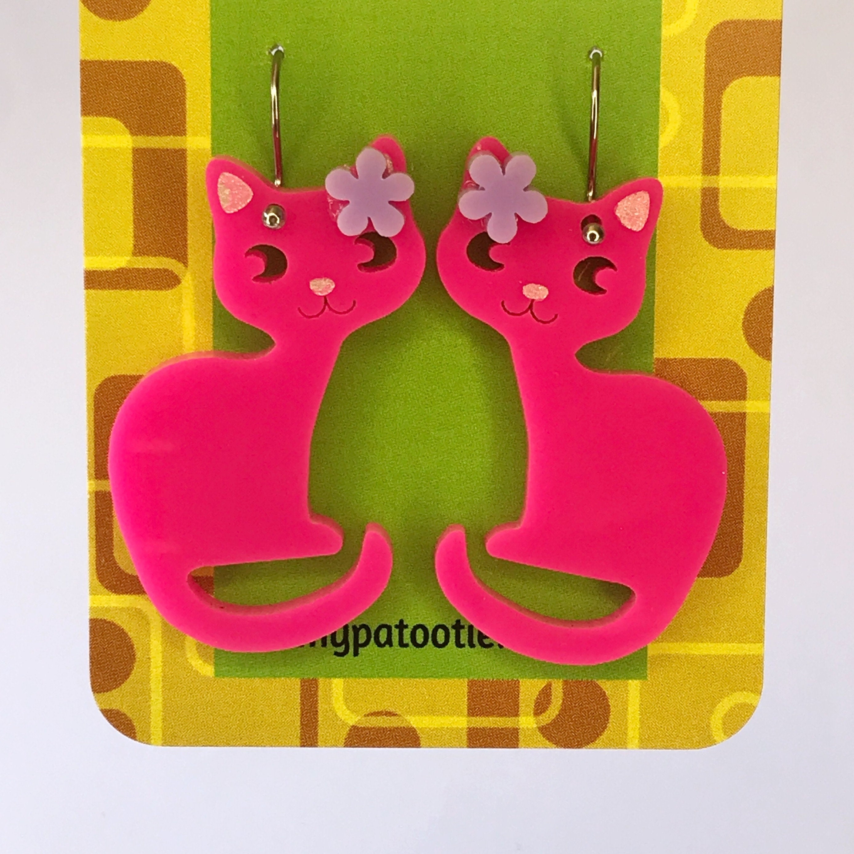 Kitty on sale cat earrings